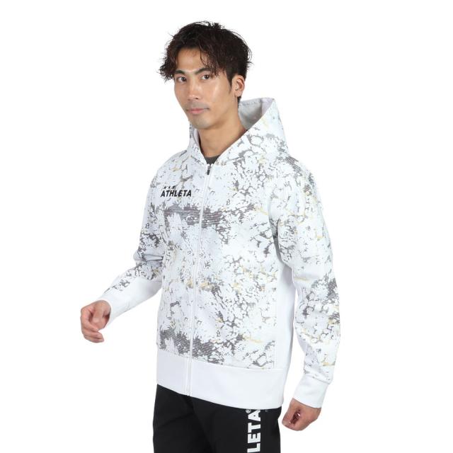 アスレタ(ATHLETA)サッカー フットサルウェア 防風スウェット ジップパーカー 3389 WHT(Men’s)の通販は 7,920円