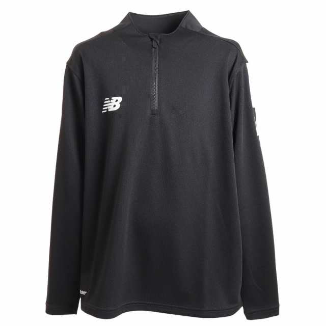 ニューバランス(new balance)サッカーウェア ジュニア ハーフジップトップ ABT35210BKW 速乾(Jr) 在庫処分 - サッカーウェア