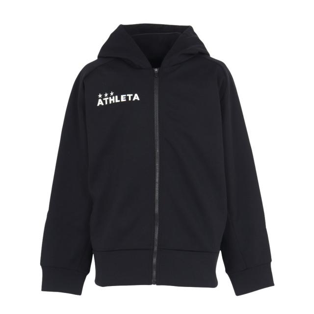 アスレタ(ATHLETA)サッカー フットサルウェア ジュニア 防風スウェット ZIP パーカー 3389J BLKBLK(J…の通販は 7,480円