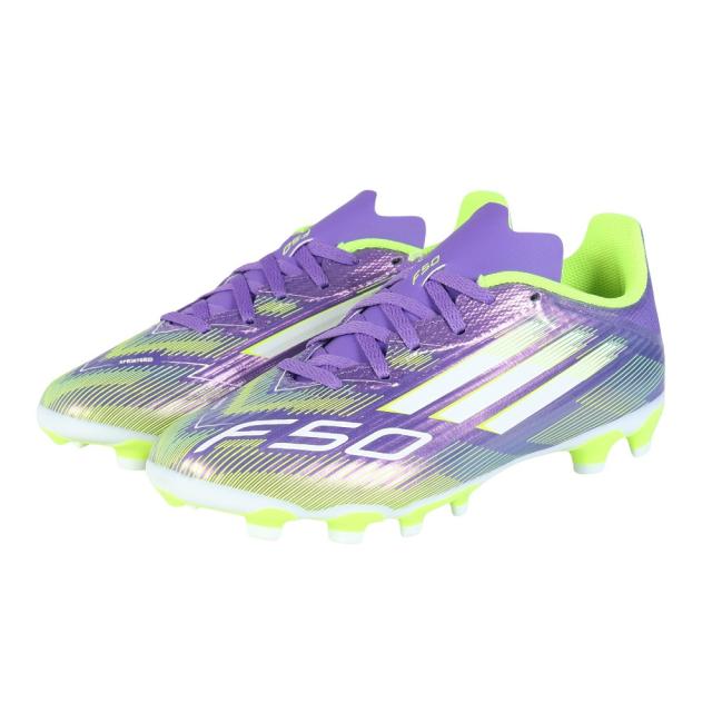 アディダス(adidas)キッズ サッカースパイク 土・人工芝用 F50 リーグ HG/AG J JH7752(Jr)
