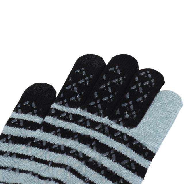 （響奇）ニットグローブ スフィーダ(SFIDA)ニットグローブ SH-24O01 BLK/BLU HZ(Men's)の