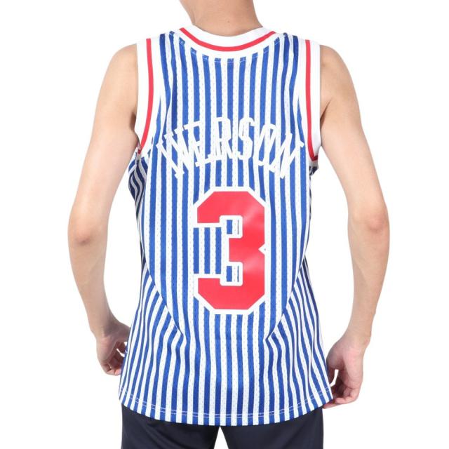 NBA 76ers アレンアイバーソン ストライプ スイングマン Мサイズ