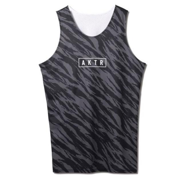 アクター(AKTR)バスケットボールウェア BEAST カモ リバーシブル タンクトップ 224-013001 BKWH(Me…