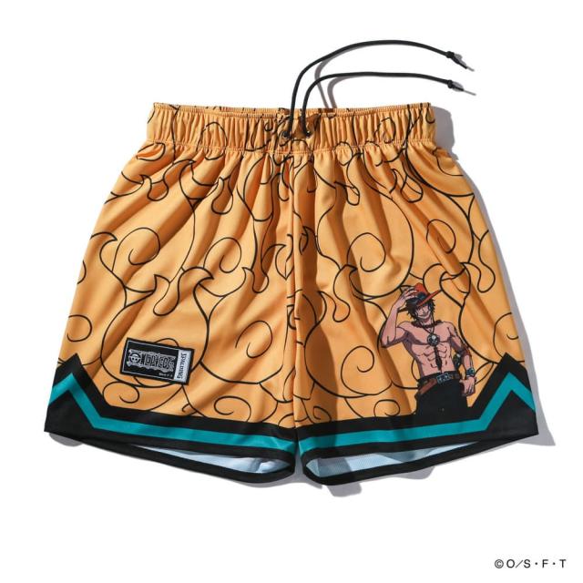 スポルディング(SPALDING)バスケットボールウェア ジャージーショーツ ONE PIECE メラメラの実 SMP2510…