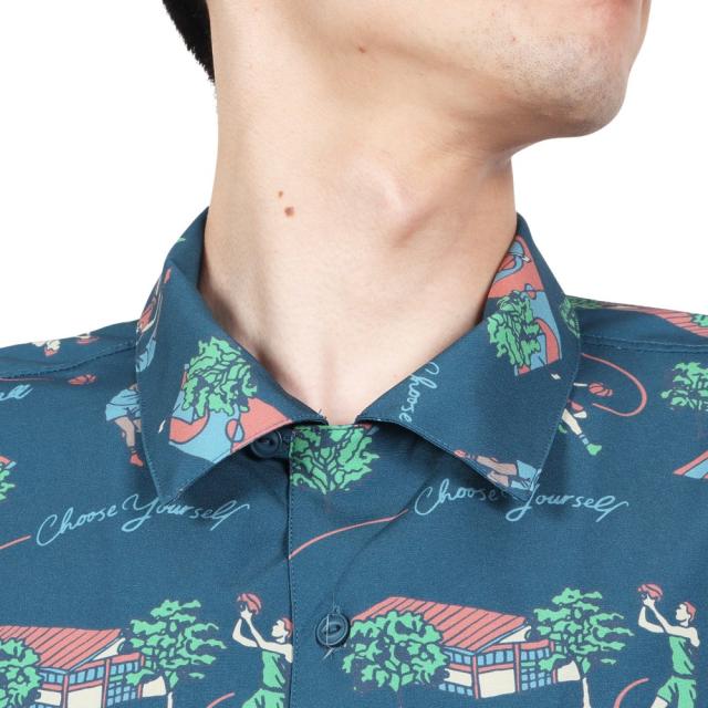 アクター(AKTR)バスケットボールウェア アロハシャツ 124-021010 NV 速