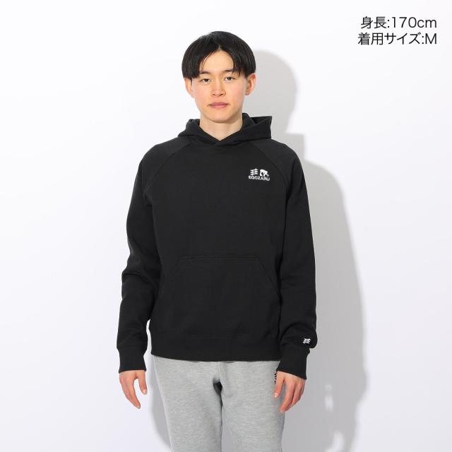 エゴザル(EGOZARU)バスケットボールウェア ダブルフェイス スウェット プルオーバー パーカ EZFW24USW002C…_1