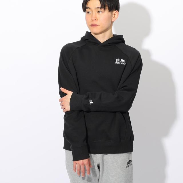 エゴザル(EGOZARU)バスケットボールウェア ダブルフェイス スウェット プルオーバー パーカ EZFW24USW002C…_5