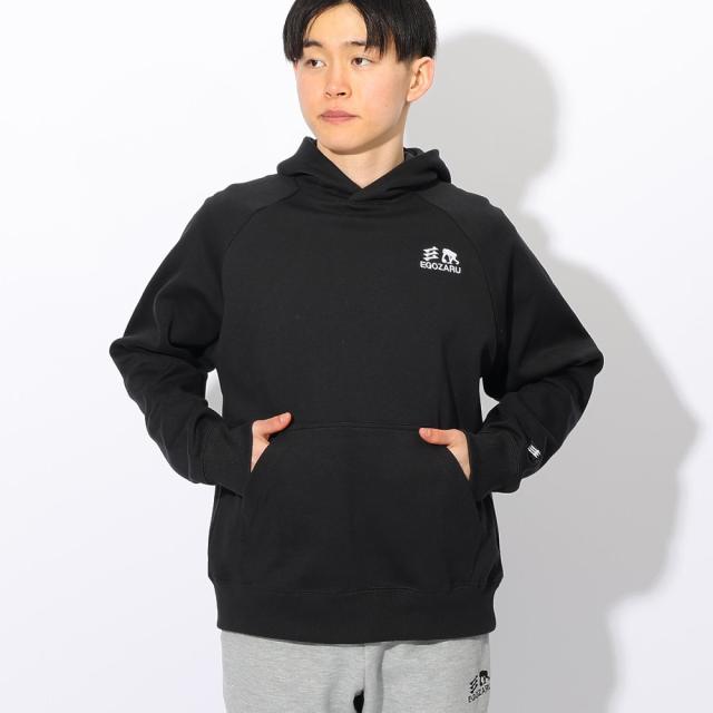 エゴザル(EGOZARU)バスケットボールウェア ダブルフェイス スウェット プルオーバー パーカ EZFW24USW002C…_6