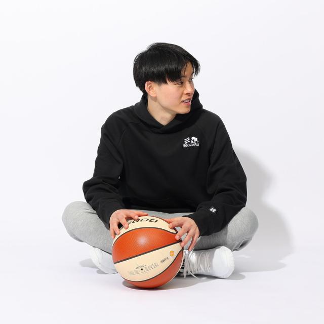 エゴザル(EGOZARU)バスケットボールウェア ダブルフェイス スウェット プルオーバー パーカ EZFW24USW002C…_9