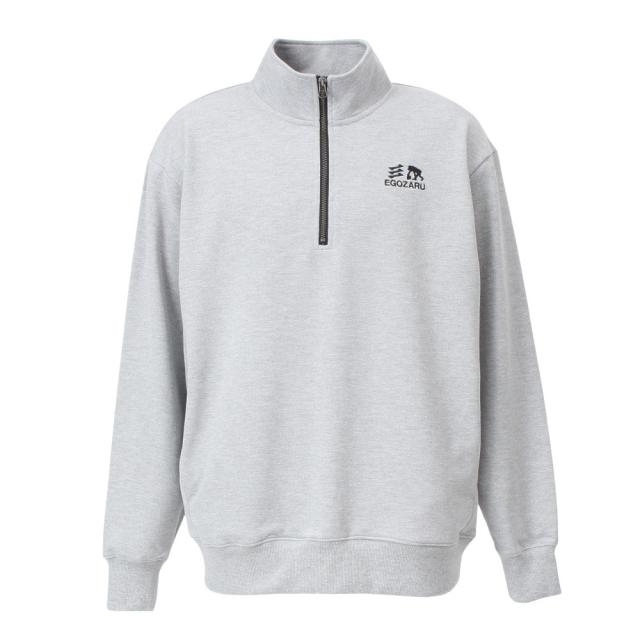 エゴザル(EGOZARU)バスケットボールウェア ハーフジップ スウェット EZFW24USW009C003(Men’s)