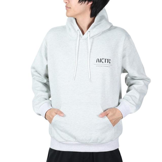 アクター(AKTR)バスケットボールウェア BREEZE ロゴ スウェット プルオーバーパーカー 221-063010 GY(…