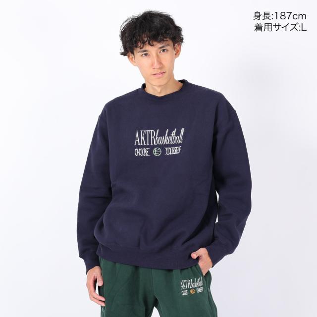 アクター(AKTR)バスケットボールウェア RETRO-CHIC SWEAT クルー