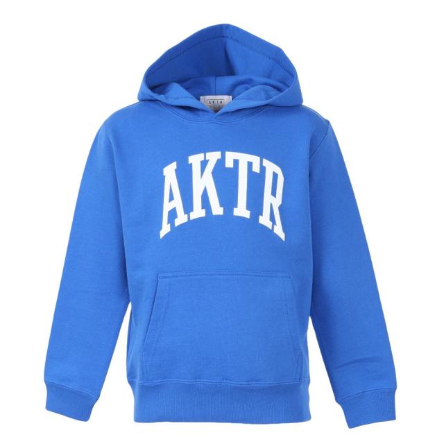 アクター(AKTR)バスケットボールウェア カレッジロゴ スウェット フーディ 224-050010 BL(Jr)