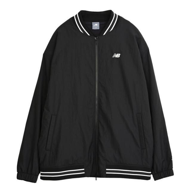 ニューバランス(new balance)バスケットボールウェア ボンバージャケット 裏地起毛メッシュ AMJ55632BK(M…