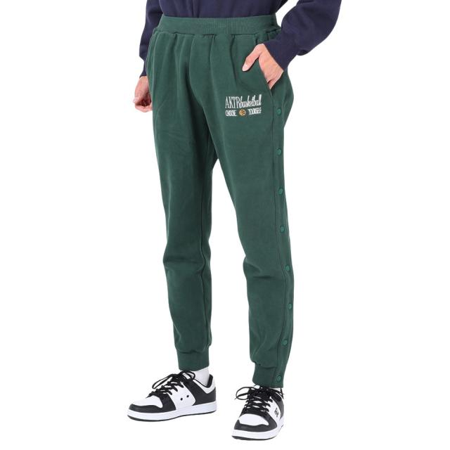 アクター(AKTR)バスケットボールウェア RETRO-CHIC サイドスナップスウェットパンツ 123-035020 GR(…