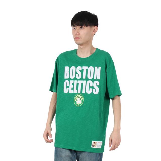 【ポイント15％！】ミッチェルアンドネス(Mitchell&amp;Ness)LEGENDARY SLUB 半袖Tシャツ ボストン・セルティックス TCR…