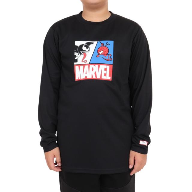 スパイダーマン ロンT 長袖 MARVEL マーベル MARVEL マーベル ロンT メンズ 長袖 カットソー ロゴ 厚手