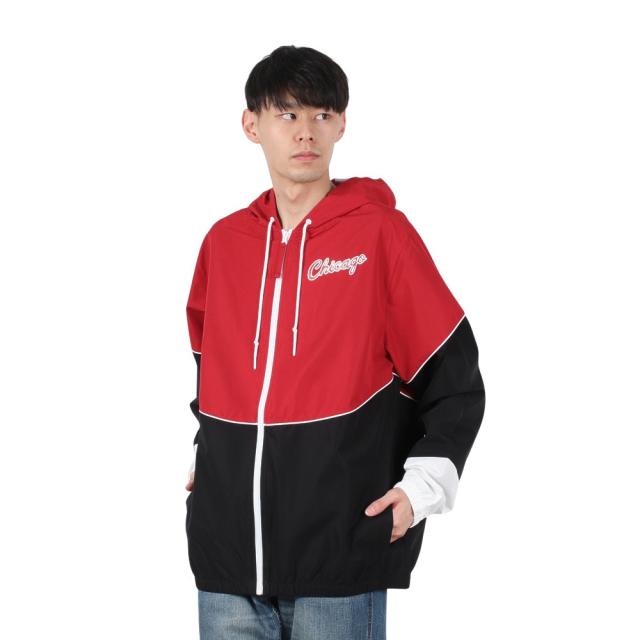 ミッチェルアンドネス(Mitchell&Ness)LIGHTWEIGHT ウィンドブレーカー シカゴ・ブルズ OJZP5520…