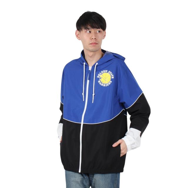ミッチェルアンドネス(Mitchell&Ness)LIGHTWEIGHT ウィンドブレーカー ゴールデンステート・ウォリアーズ…