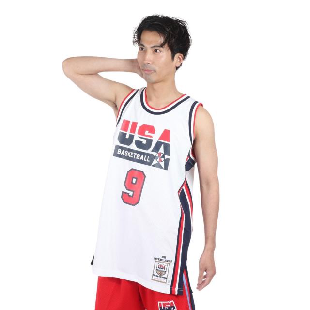 ミッチェルアンドネス(Mitchell&Ness)マイケル・ジョーダン オーセンティック USA ジャージ AJY4AC190…