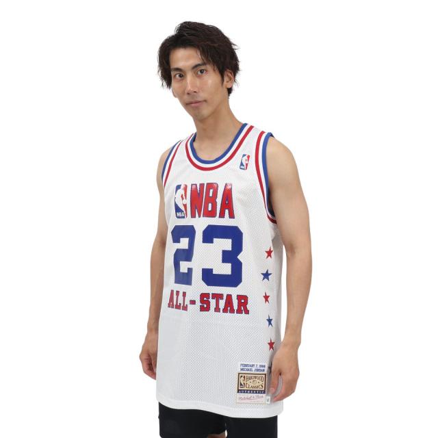 ミッチェルアンドネス(Mitchell&Ness)バスケットウエア Authジャージ ASG88 JORDAN 23 AJY4…