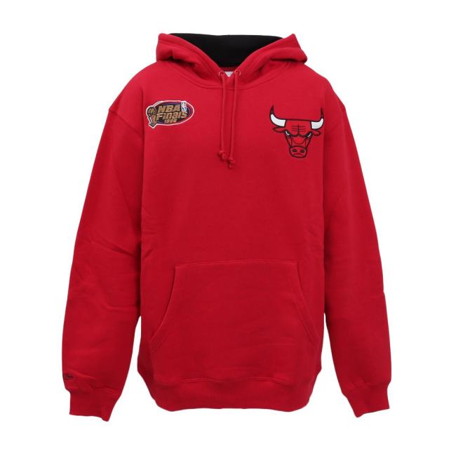 ミッチェルアンドネス(Mitchell&Ness)PLAYER フリース パーカー シカゴブルズ FNNC6612-CBUDR…