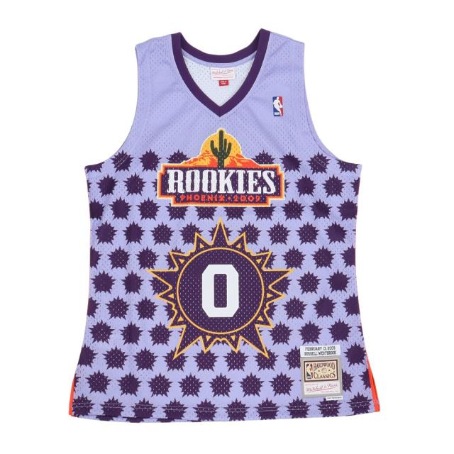 ミッチェルアンドネス(Mitchell&Ness)バスケットボール タンクトップ NBA ラッセル・ウェストブルック SMJY…