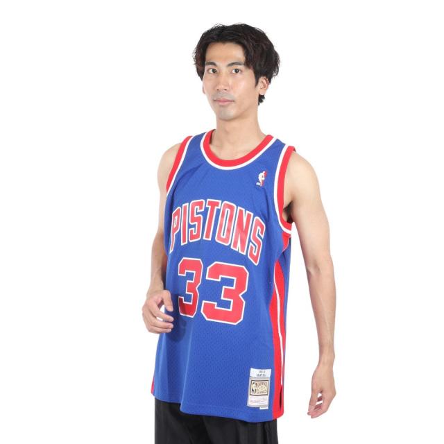 ミッチェルアンドネス(Mitchell&Ness)スウィングマン ジャージー デトロイトピストンズ ロード 1995-96 グ…
