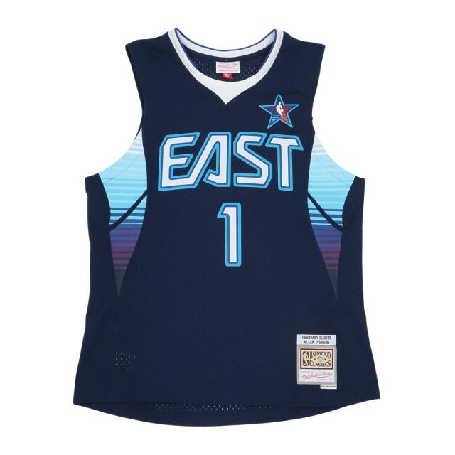 ミッチェルアンドネス(Mitchell&Ness)バスケットボール タンクトップ NBA アレン・アイバーソン SMJYEL1…