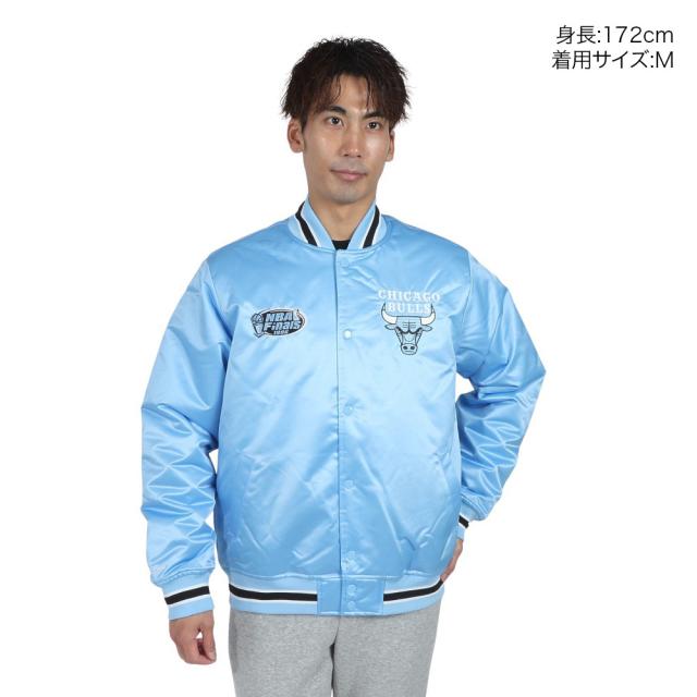ミッチェルアンドネス(Mitchell&Ness)THROW DOWN ジャケット JK10493-CBULTBL(Men’s…_1