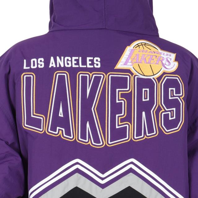 ミッチェルアンドネス(Mitchell&Ness)レトロ ジャケット ロサンゼルス・レイカーズ JK8094-LALBKPR(…_9