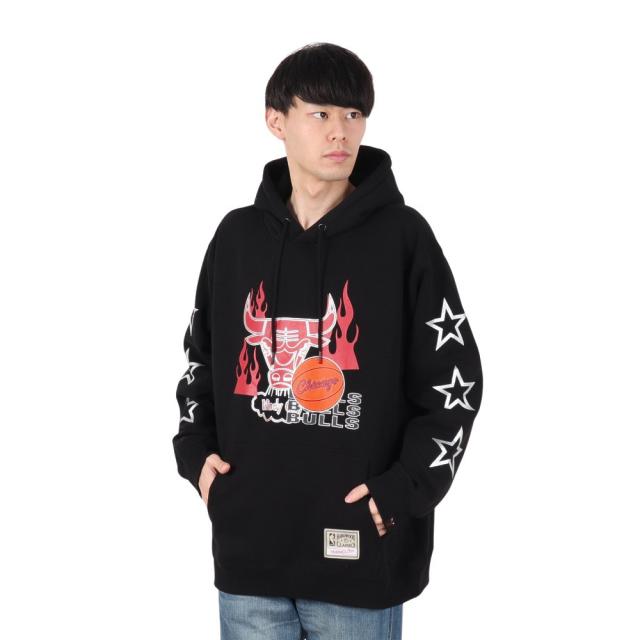 ミッチェルアンドネス(Mitchell&Ness)NBA オーバーサイズ フーディー シカゴ ブルズ BULLS TH8916…