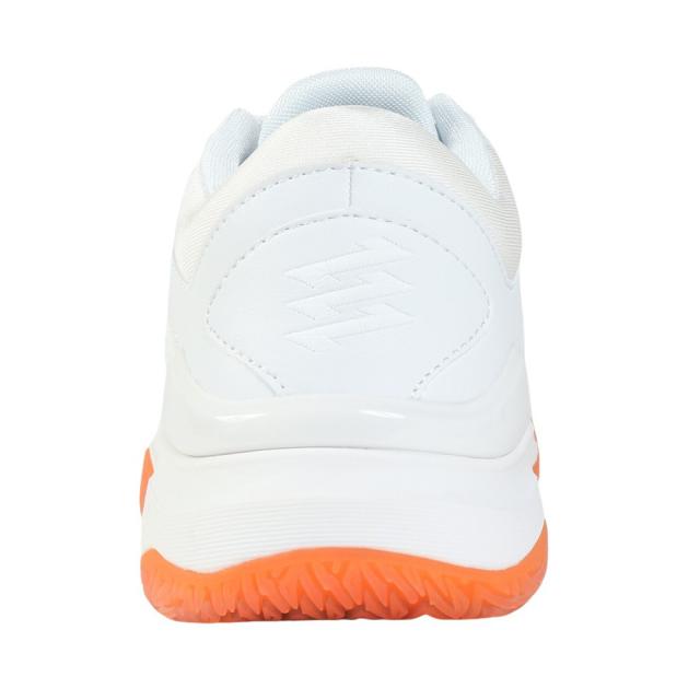 EGOZARU バスケットボールシューズ ホワイト/オレンジ エゴザル（EGOZARU）（メンズ）バスケ シューズ バッシュ EGO BLAZE