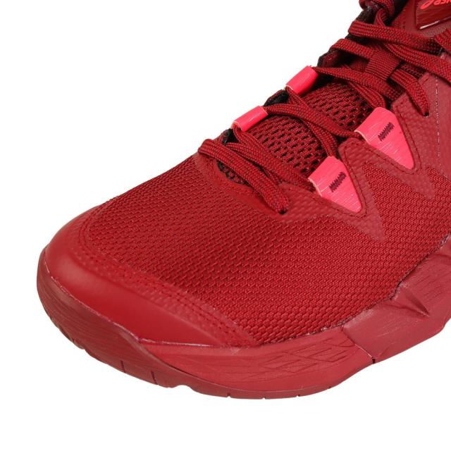 ASICS バスケットボールシューズ レッド アシックス(ASICS)バスケ シューズ バッシュ アンプレアルス