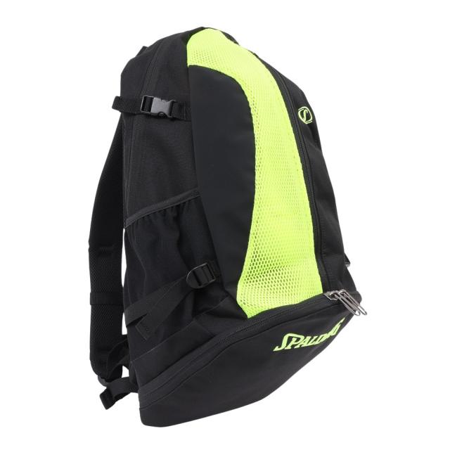 スポルディング(SPALDING)バッグ リュックサック ケイジャー ブリーズ ブラック×ライムグリーン 40-017LG(M…