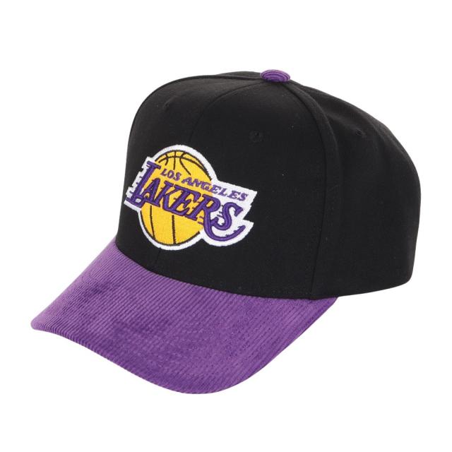 ミッチェルアンドネス(Mitchell&Ness)キャップ NBA コード プロ スナップバック レイカーズ HP7976-L…