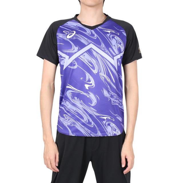 日本航空高校　asics バレーボールシャツ 2XO ブラック Amazon.co.jp: [アシックス] バレーボールウェア 2024年VB男子