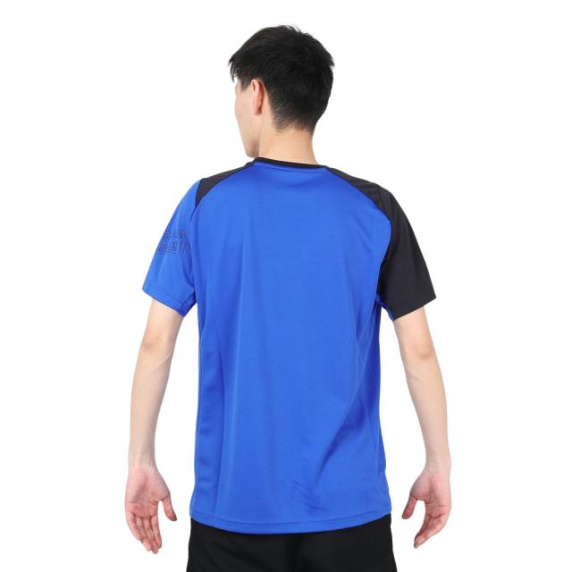 Hayle バレーボールシャツ Lサイズ 青 アシックス 【メンズ】 バレーボールウェア A77 半袖Tシャツ VB