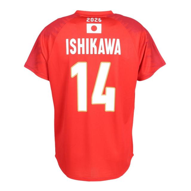 2026 JVA バレーボール男子 レプリカユニフォーム Tシャツ 石川祐希 アシックス(ASICS)バレーボールウェア 2026 JVA バレーボール男子