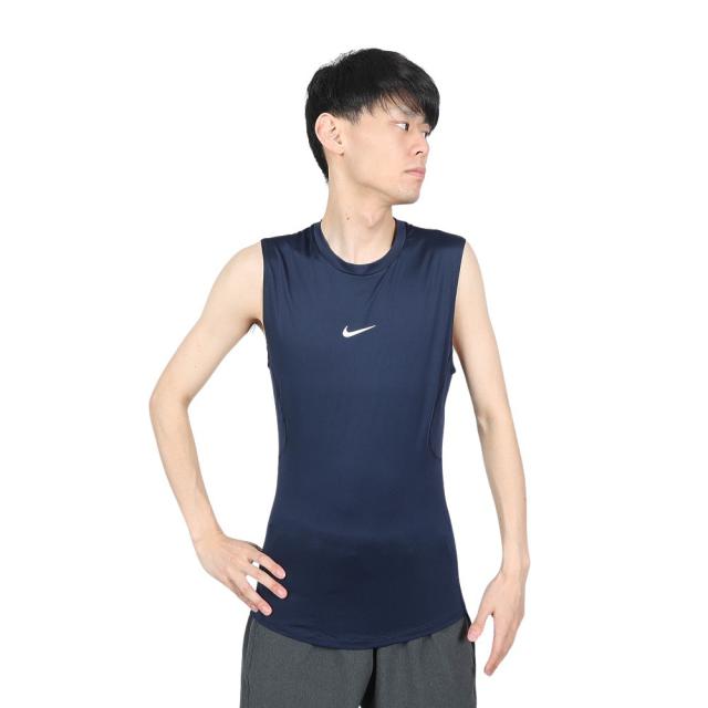 ナイキ(NIKE)タンクトップ 速乾 ネイビー ドライフィット ノースリーブ