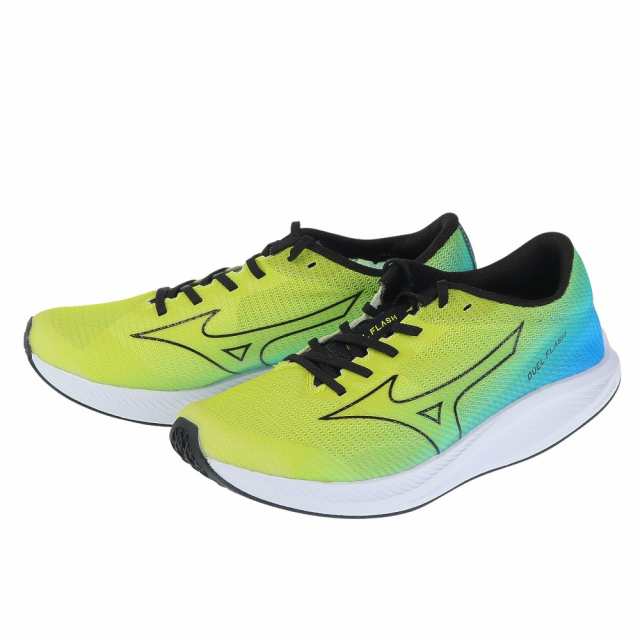 ミズノ(MIZUNO)ランニングシューズ デュエルフラッシュ イエロー