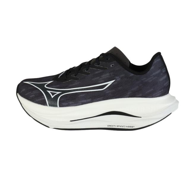 ミズノ(MIZUNO)ランニングシューズ 部活 ウエーブ リベリオン フラッシュ 3 ワイド ブラック ホワイト J1GC25…_5
