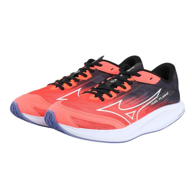 【ポイント10％！】ミズノ(MIZUNO)ランニングシューズ トレーニングシューズ 部活 デュエルフラッシュ2 フラッシュオレンジ U1GD256…