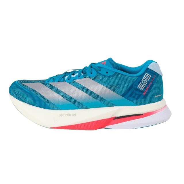アディダス(adidas)ランニングシューズ トレーニングシューズ 部活 アディゼロ ボストン 13 ブルー OPU26-JR…