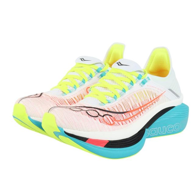 サッカニー(SAUCONY)エンドルフィン エリート 2 ホワイト S30994-97 WHT/MUTANT スニーカー 部活…