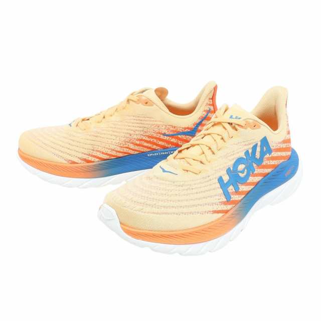 ホカ(HOKA)ランニングシューズ マッハ 5 MACH 5 オレンジ ブルー