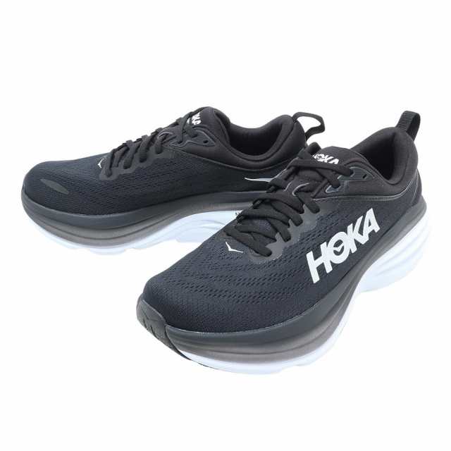 ホカ(HOKA)ランニングシューズ ボンダイ 8 1123202-BWHT スニーカー