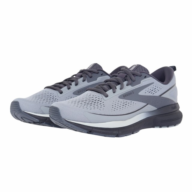 【ポイント15％！】ブルックス(BROOKS)ランニングシューズ ジョギングシューズ トレース3 ワイド BRM4124 GRY/B(Men’s)