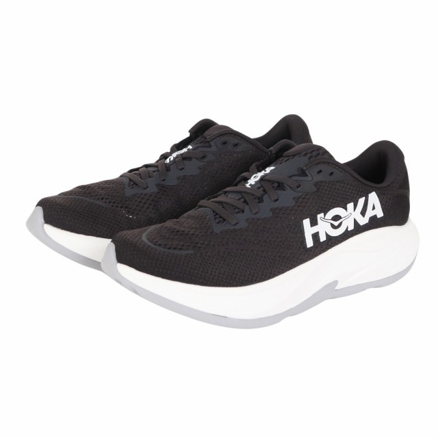 【ポイント2％！】ホカ(HOKA)ランニングシューズ ジョギングシューズ リンコン 4 ワイド 1155132-BWHT(Men’s)