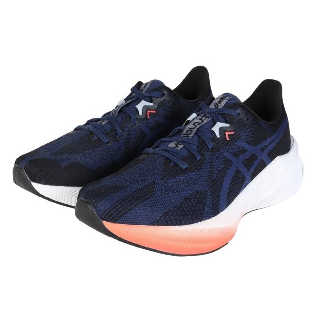 アシックス(ASICS)ランニングシューズ ダイナブラスト 5 ブルー ブラック 1011B983.400 スニーカー ジョグ…